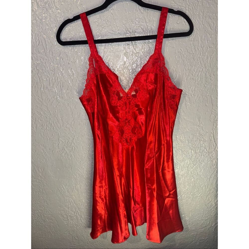 vintage Val Mod red lingerie